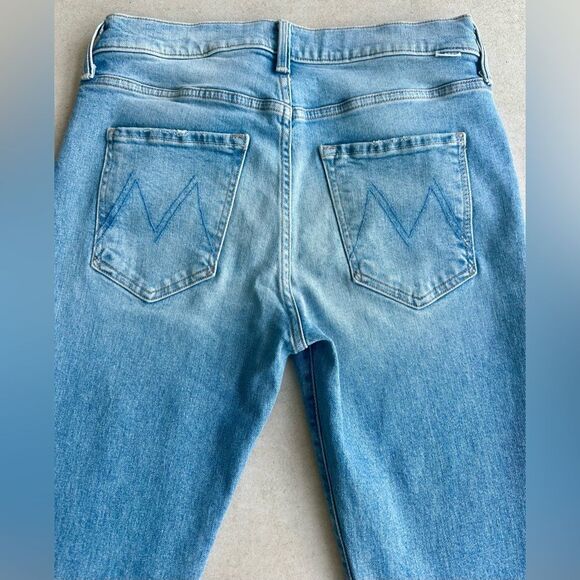 MOTHER The Scrapper High Rise Ankle Straight Jeans in Camera Obscura Size 26 - Picture 7 of 10
